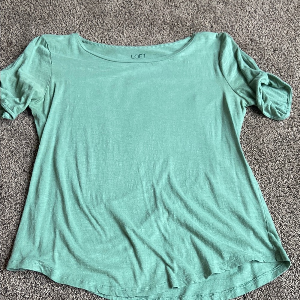 LOFT Women's Green Top